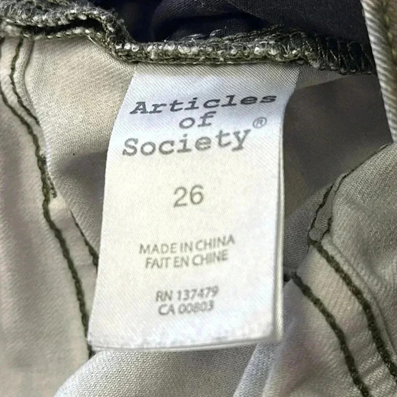 Articles of Society Heather - Camouflage Jeans Size 26 - Picture 10 of 11